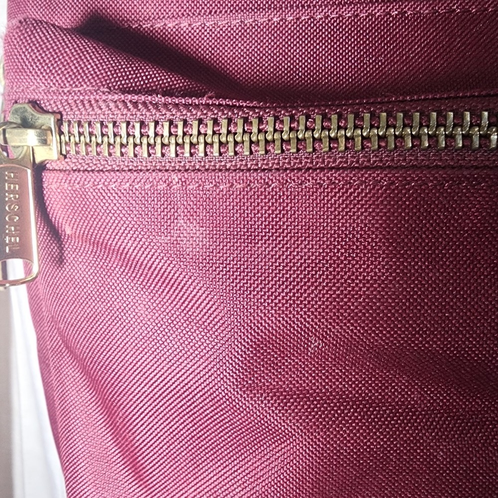 Herschel Supply Settlement Backpack Maroon/Burgundy Laptop Preowned Unisex 15" - Picture 16 of 16